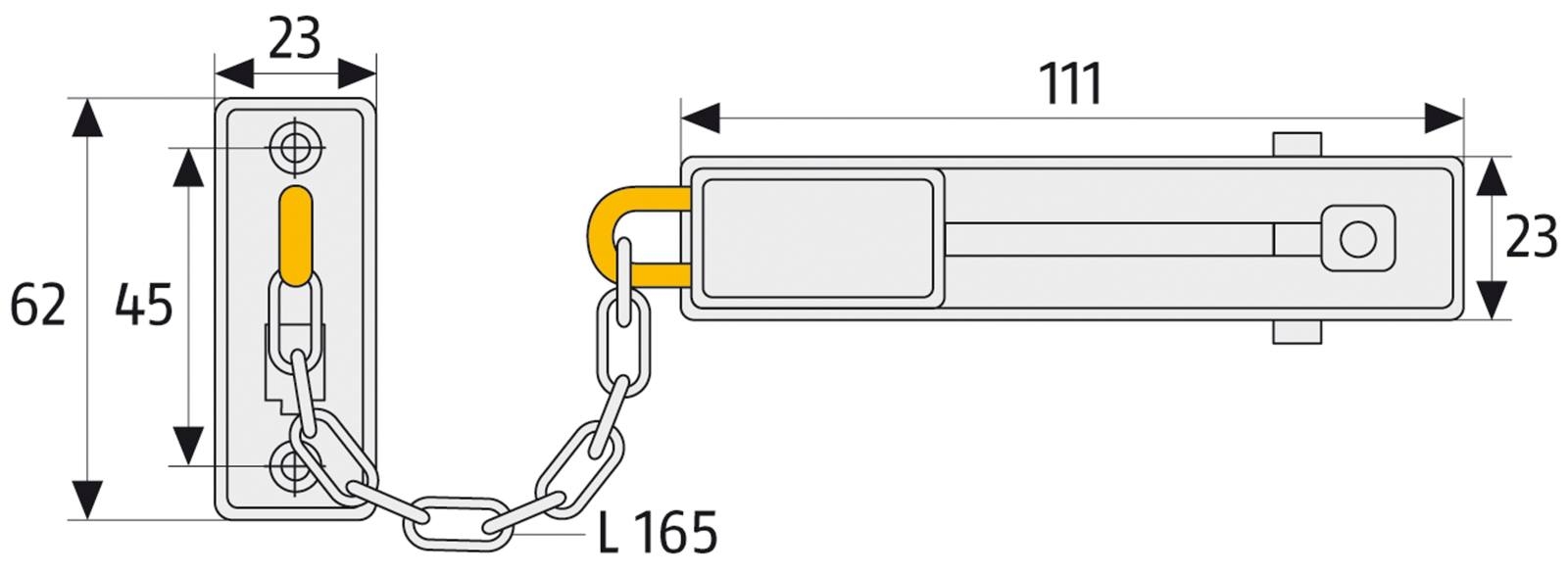 ABUS 00751 SK66 N CL/DFNLI