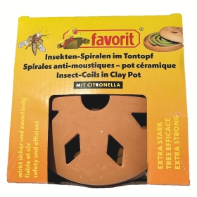 3e-1308038 Insektenspiralen Topf Citronella