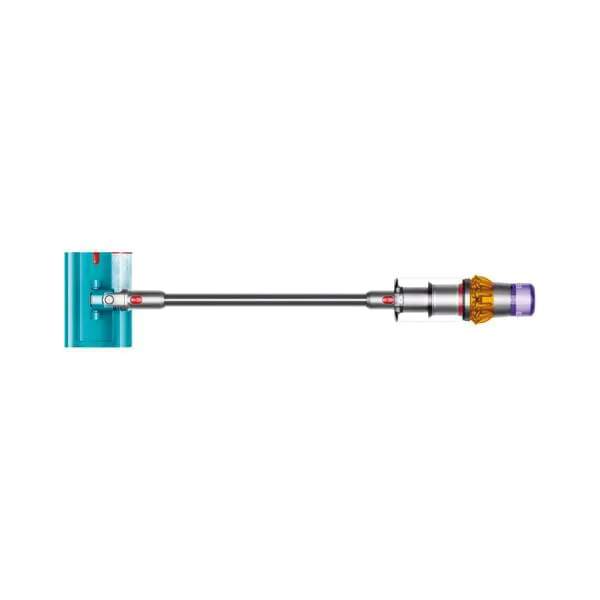 Dyson Akku-Hartbodenreiniger  V15s Detect Submarine  nickel/satin gelb (2-in-1: Saugen & Wischen)