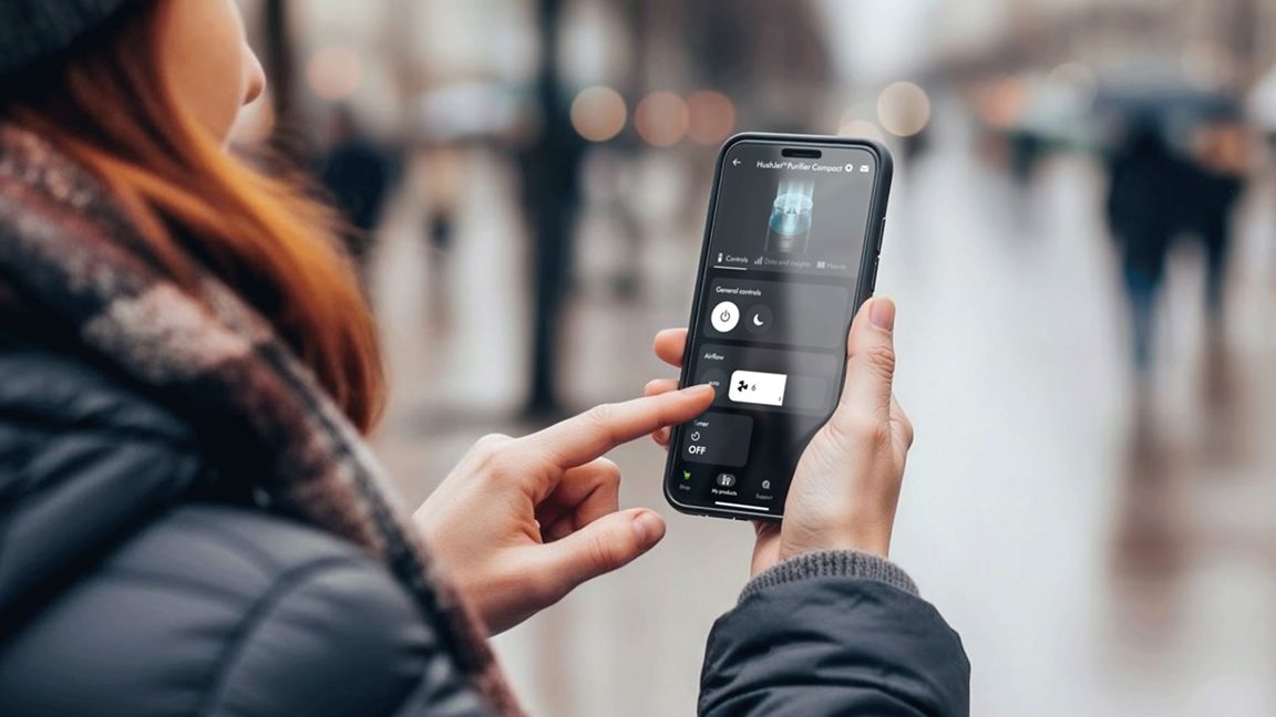 smartphone, Bildschirm, Benutzer, Berührung, Halten