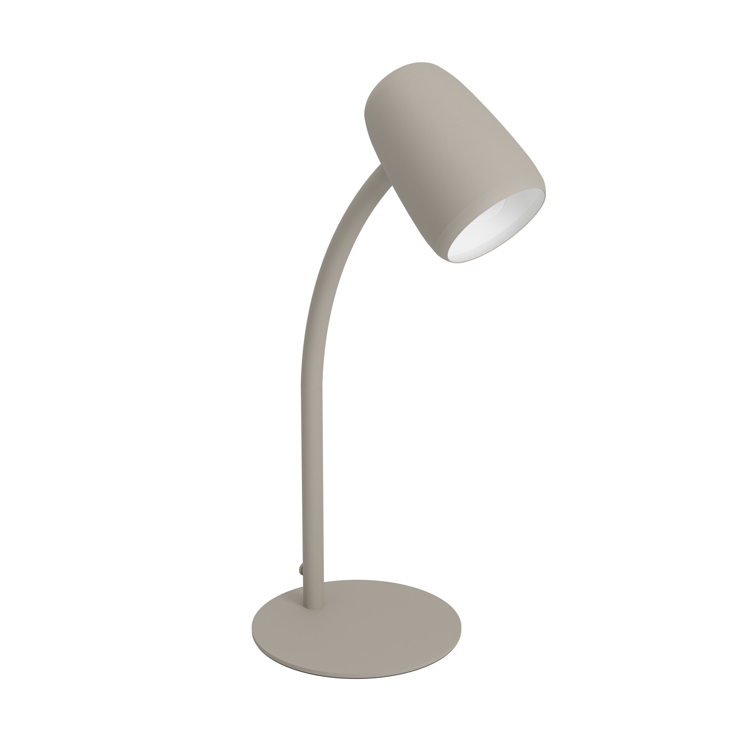 Tischlampe, Schreibtischlampe, Metalllampe, neutrale Farbe, verstellbarer Hals