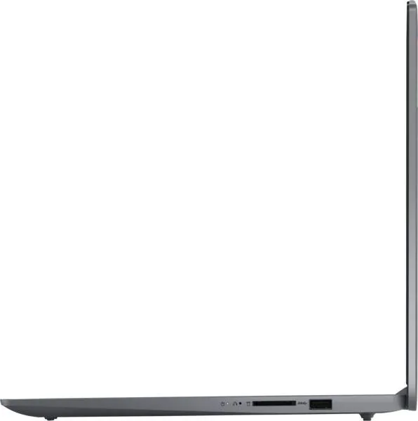 Laptop, Silber, Seitliche Ansicht, dünn, Anschlüsse