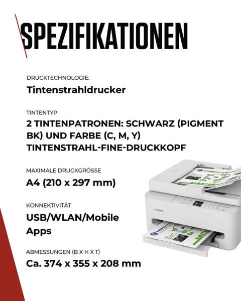 inkjetdrucker, drucker, impressora, usb wlan, patronenfarbe