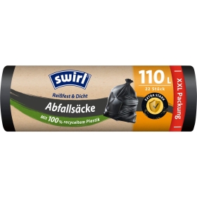 Abfallsäcke 110l 22er, schwarz, 70x108cm, extra Stark