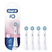 Oral-B Pro Ersatz-Zahnbürsten Cross Action weiß 4er
