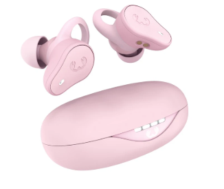 Kopfhörer, kabellos, In-Ear, rosé, Ladehülle