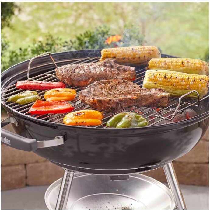 Grill, Barbecue, Steak, Mais, Gemüse