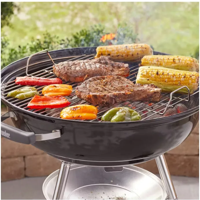 Grill, Barbecue, Steak, Mais, Gemüse