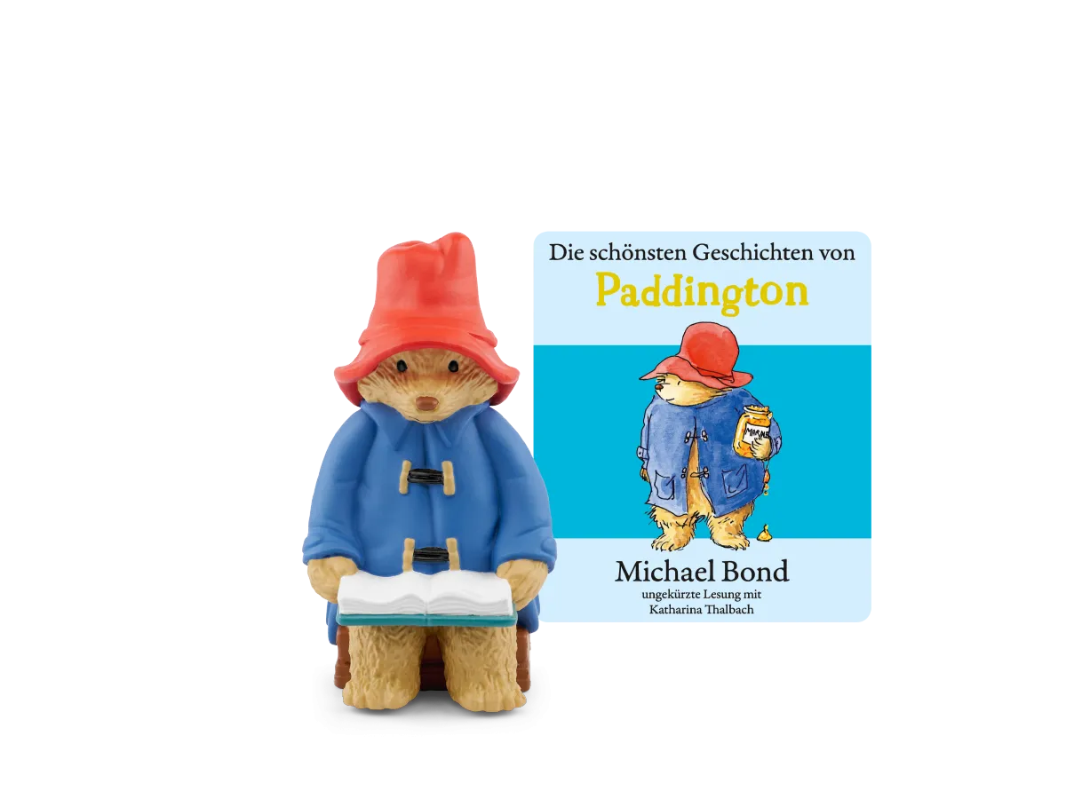 teddy bear,  Paddington, Buchumschlag, blauermantel, roter Hut