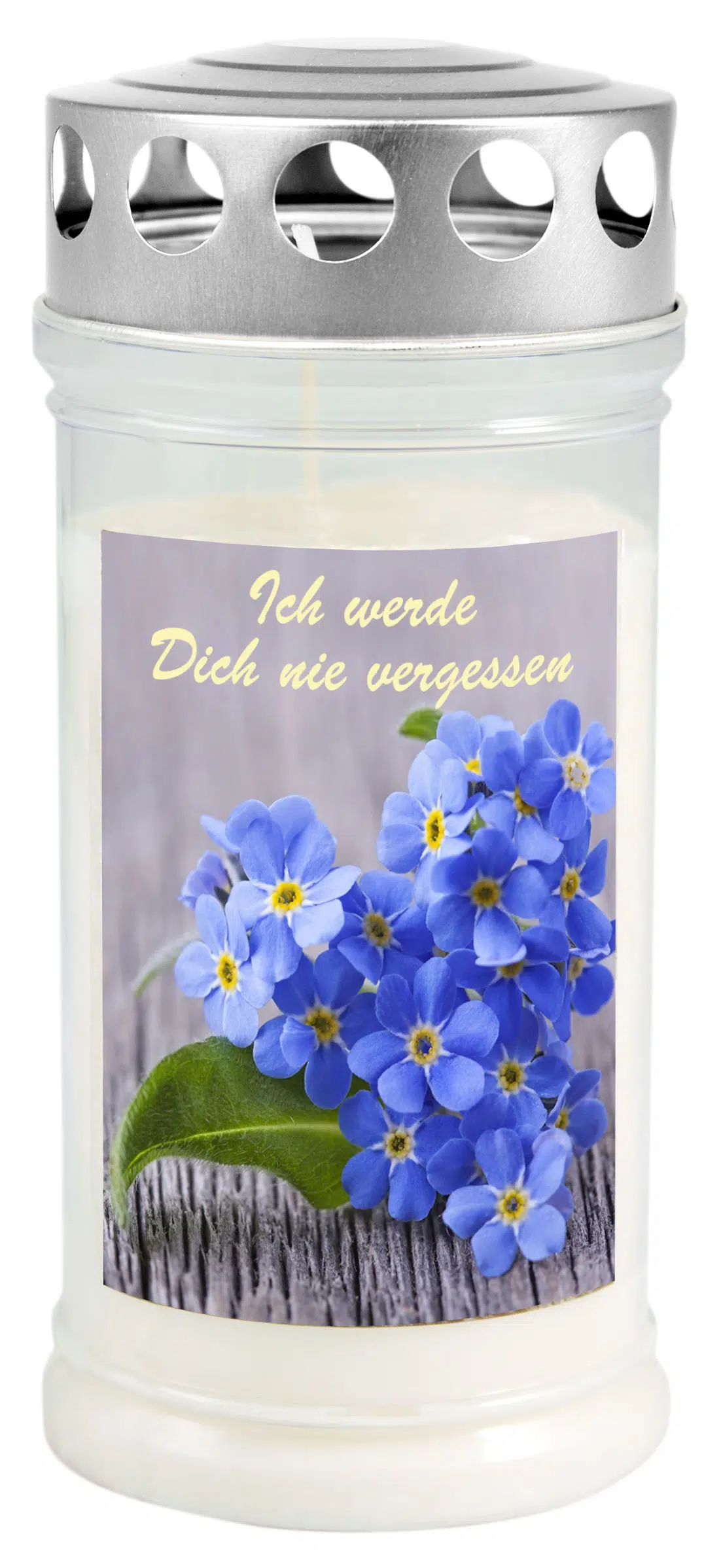 Jeka Grabkerze    "Vergissmeinnicht"