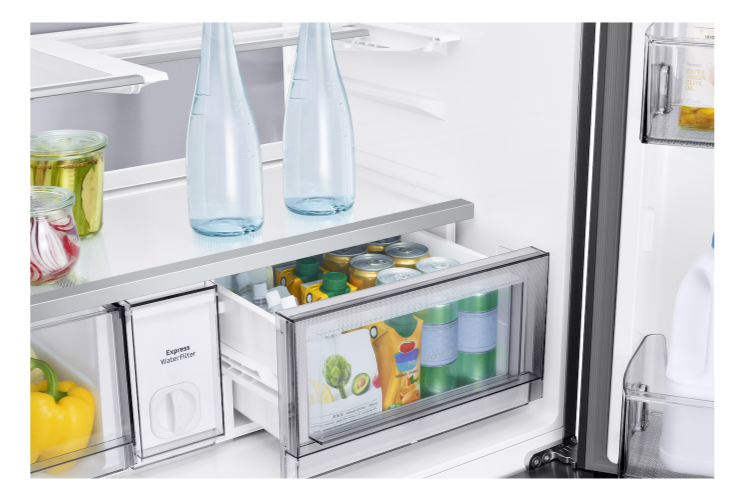 Kühlschrank, Schublade, Gefrierfach, Getränke, Gemüse
