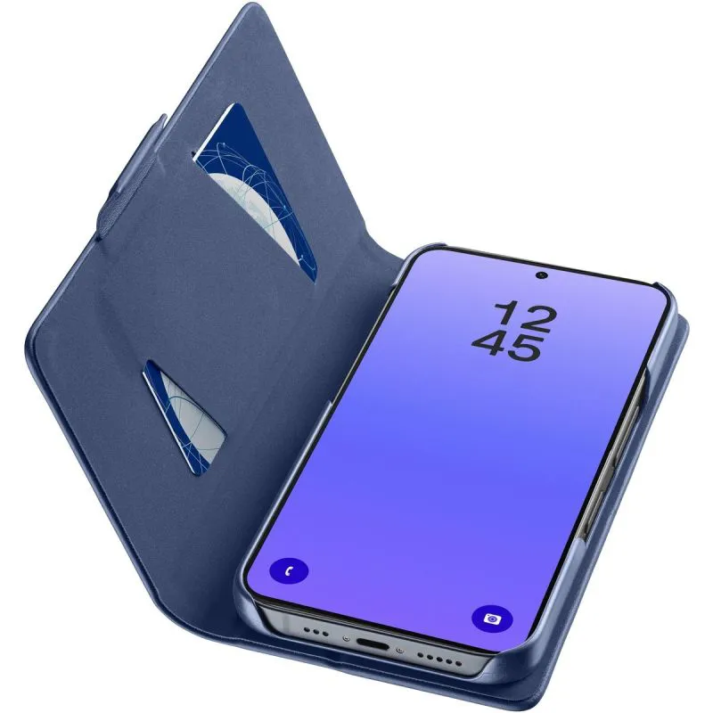 Handyhülle, Klapphülle, blau, Kartenslots, Magnetverschluss