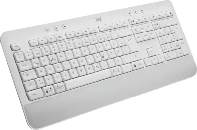 Signature K650 Tastatur, grau-weiss