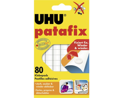 Uhu-48810 Patafix Weiss 80 Pads