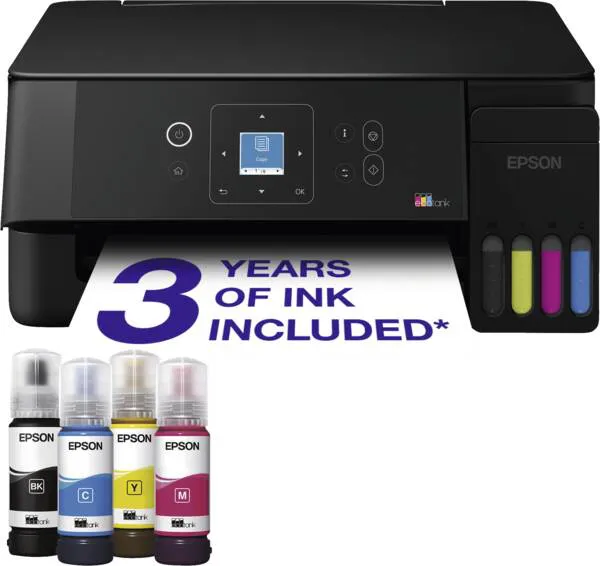 Drucker, Tinte, All-in-One, Farbe, Tintenstrahldrucker