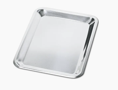 metalltablett, aluminiumtablett, quadratisches tablett, blechpfanne, küchenzubehör