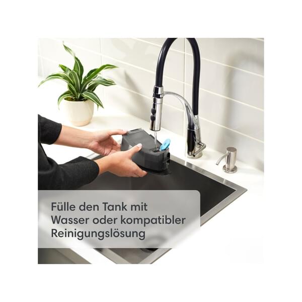 Sinken, Waschbeckenhahn, Pflanze, Person