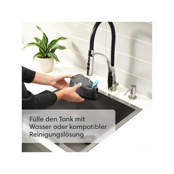 Sinken, Waschbeckenhahn, Pflanze, Person
