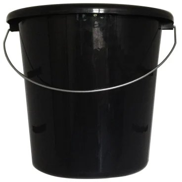 T-10125849 Teko-plastic Haushaltseimer 5LIT,schwarz,M.METALLBÜGEL
