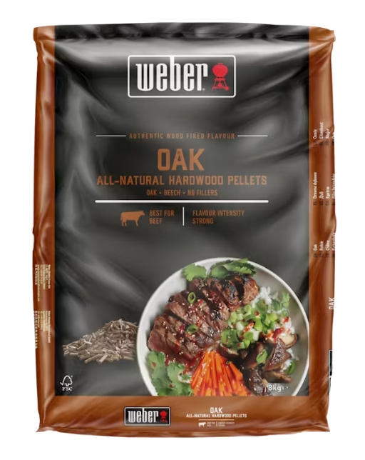 Hartholzpellets, Eiche, BBQ, Rindfleisch, Pellets