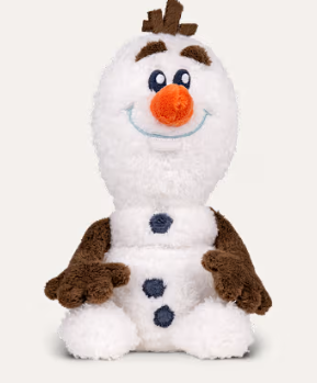 -Plüsch, Olaf, Schneemann, Spielzeug, braun-weiß
