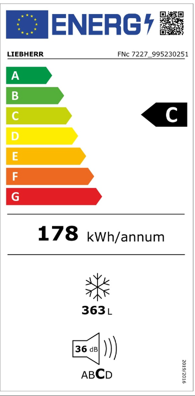 Liebherr Standgefrierschrank FNc 7227-22