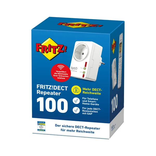DECT-Repeater, FRITZ!DECT, 100, elektrischer Zubehör, Steckadapter