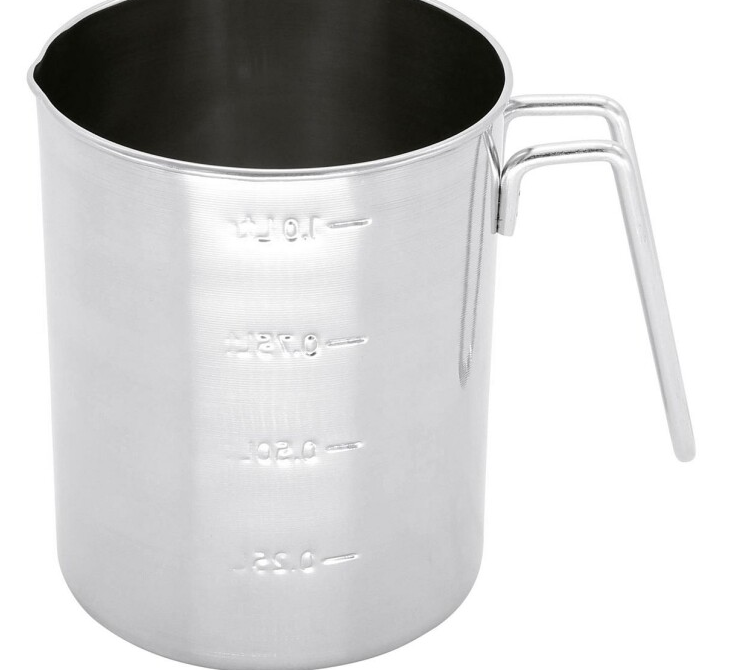 Edelstahl ,  Milchkännchen ,  Messmarkierungen ,  Griffk.Material ,  Ausgießhals