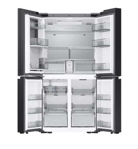 Kühlschrank, Doppeltürig, Side-by-Side, Silber, Haushaltsgerät