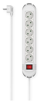 Hama 223035 Steckdosenleiste 6-fach 1,5m