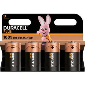Duracell Plus D (MN1300/LR20) K4 Baby Blister 4