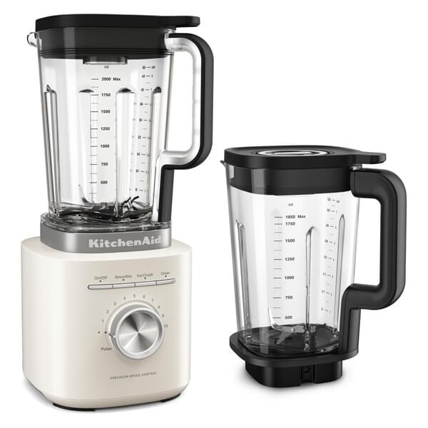 Mixer / Smoothie Maker, Küchenmaschine, Glasbehälter, zweiköpfige Klingen, manuelle Steuerung