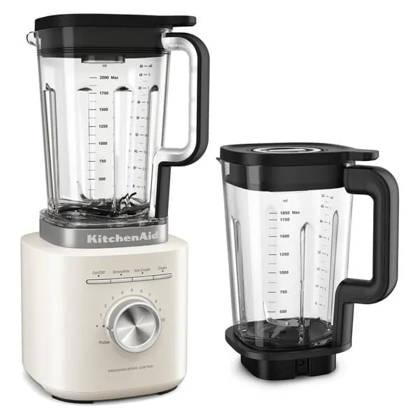 Mixer / Smoothie Maker, Küchenmaschine, Glasbehälter, zweiköpfige Klingen, manuelle Steuerung