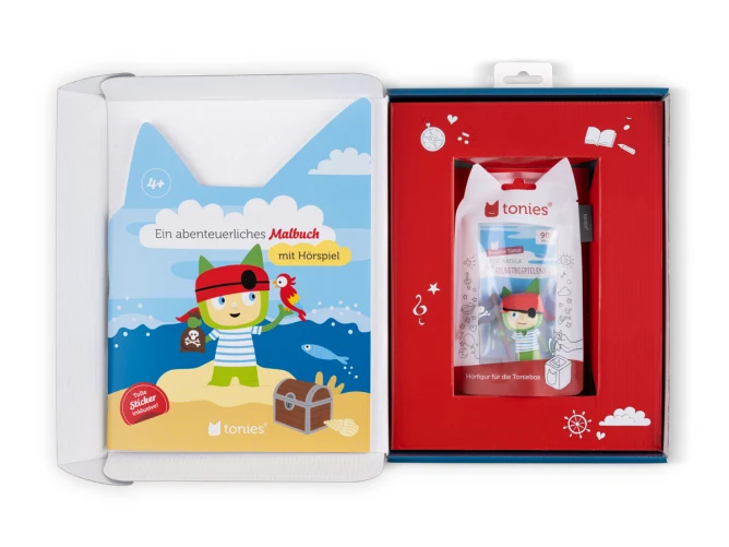 Hören+ - Pirat - Malbuchbundle