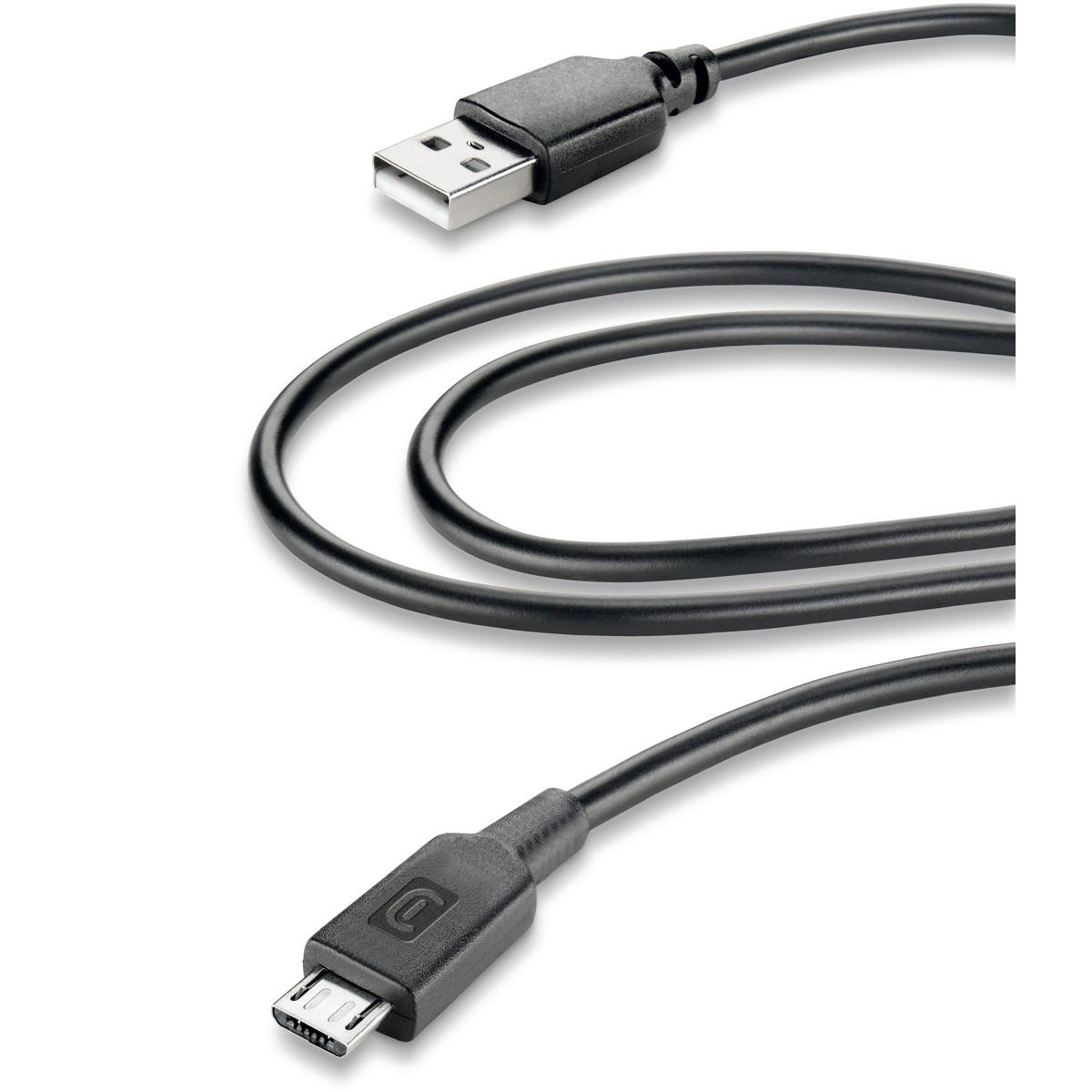 USBDATACMICROUSB2M Ladekabel 2m USB A auf Micro-USB