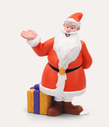 Weihnachtsfigur, Weihnachtsmann,  accessing gift, Geschenk, Dekoration