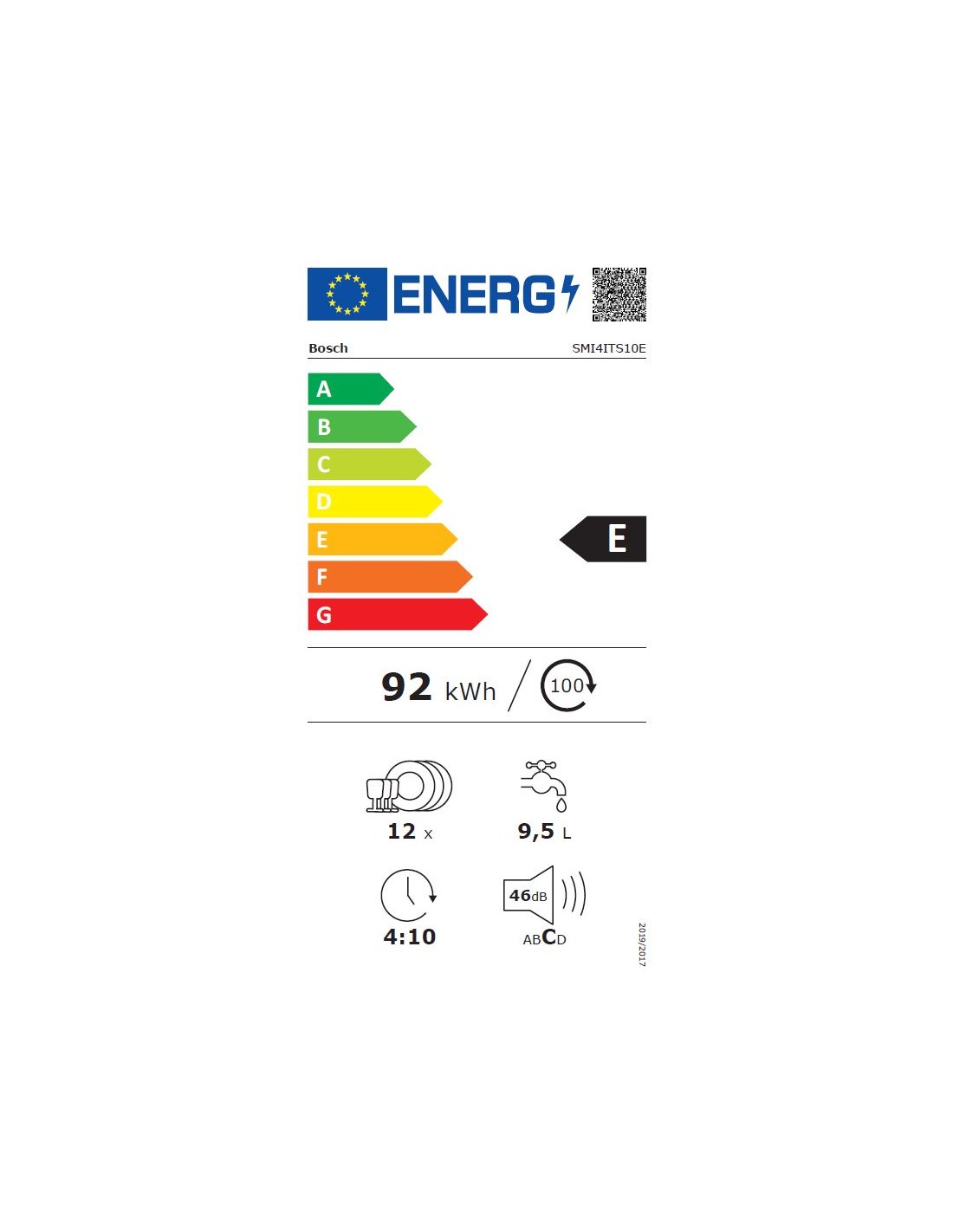 Bosch EB-Geschirrspüler  SMI4ITS10E