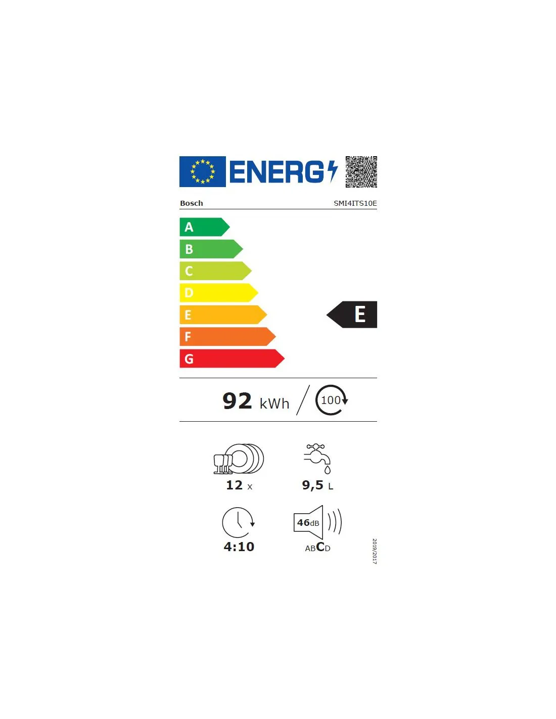 Bosch EB-Geschirrspüler  SMI4ITS10E