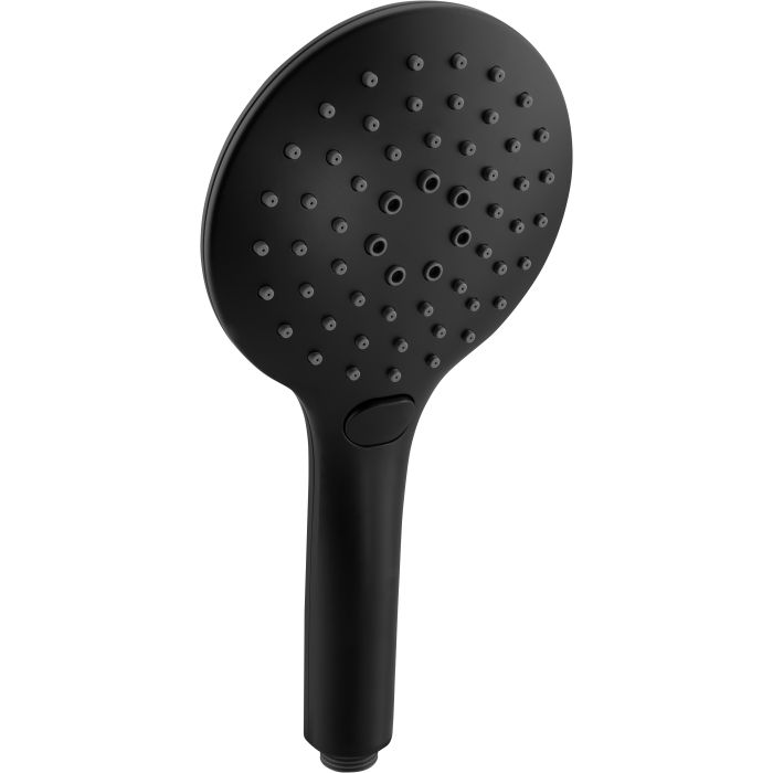 Duschkopf, schwarz, handheld, Sprühdüsen, Badezimmerzubehör