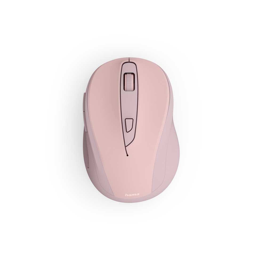 maus, kabellos, optisch, pink, ergonomisch