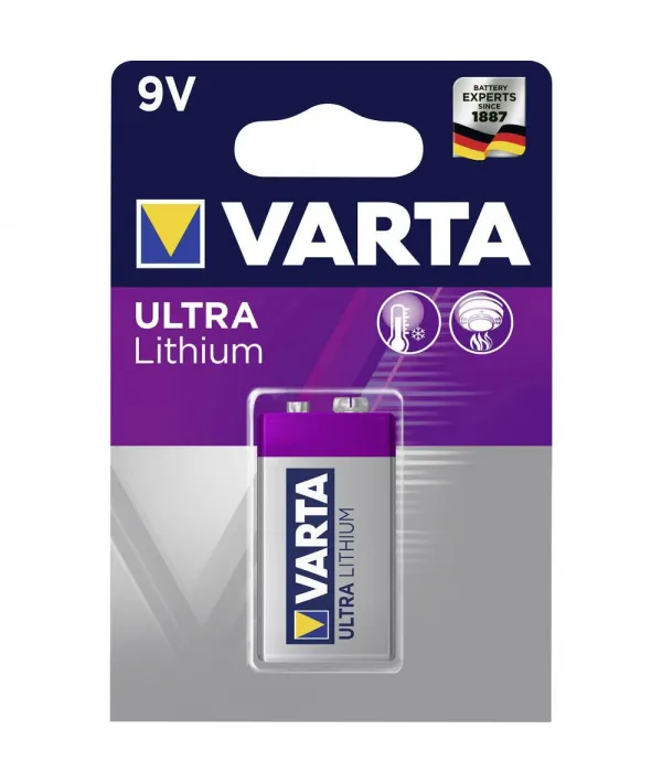 Varta Lithium Batterie   9V