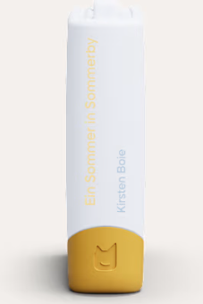radiergummi, bleistiftgummi, plastik, gelbe basis, blaue schrift