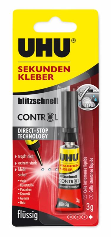 Uhu-48730 Sekundenkleber Control 3g