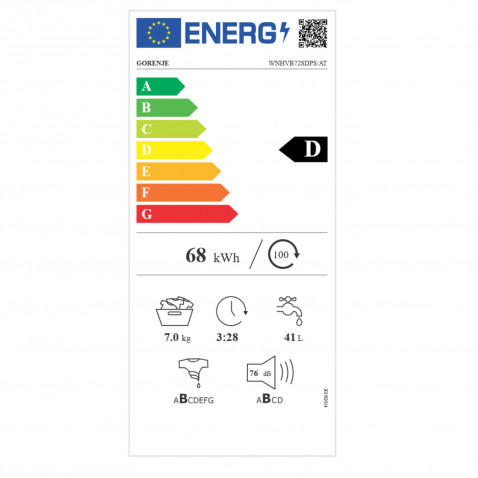Gorenje Waschmaschine WNHVB72SDPS/AT