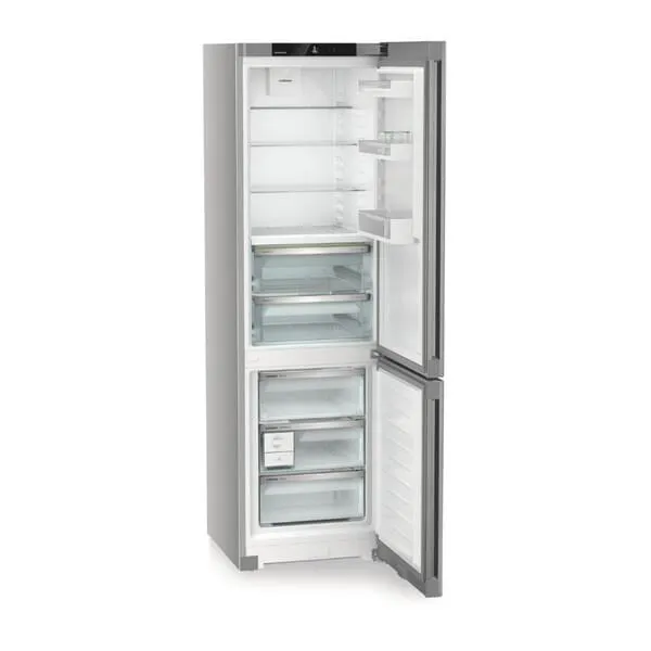 kühlschrank, kühlgerät, gerät, doppeltür, edelstahl