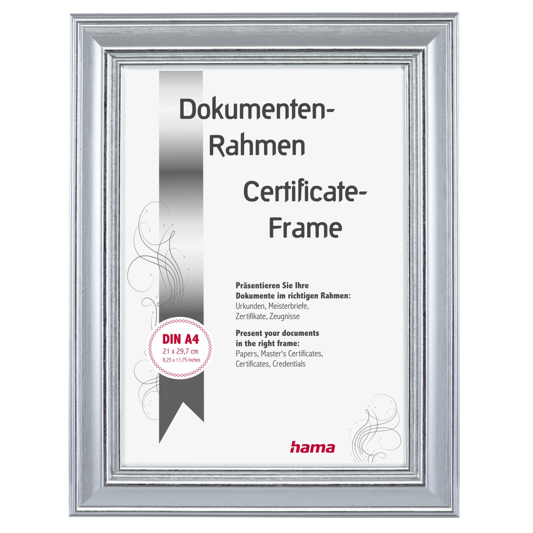 Hama 175811 Rahmen "Lobby" 21x29,7 silber