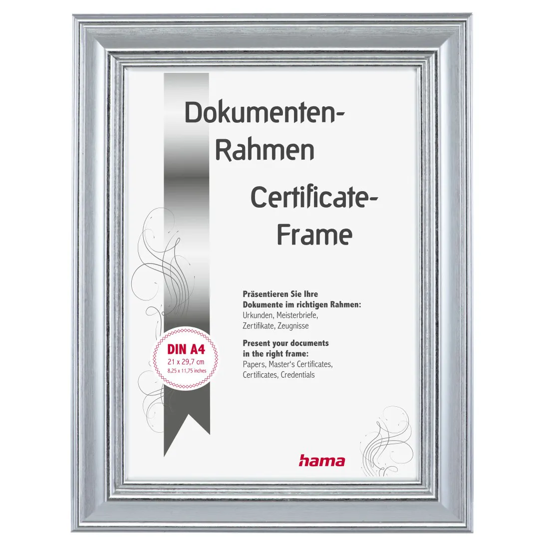 Hama 175811 Rahmen "Lobby" 21x29,7 silber