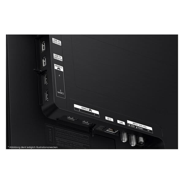 HDMI-Anschluss, USB-Ports, Rückseite, Anschlüsse, Schraubenloch