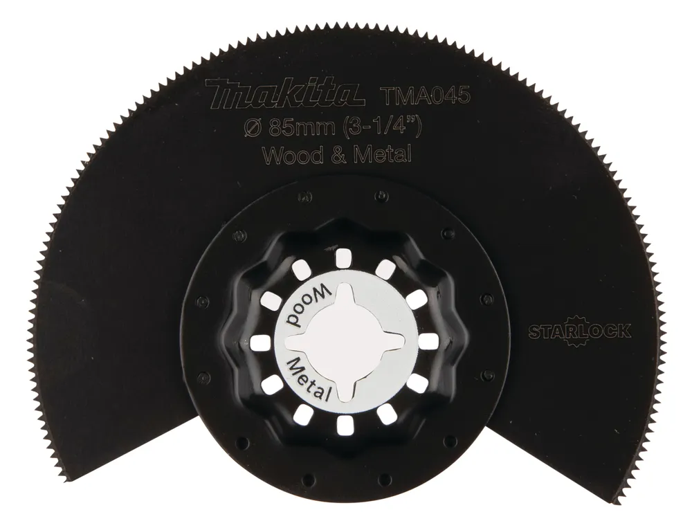 Sägeblatt, Kreissäge, Holz und Metall, Metallzahnräder, eingefrähte Lochung