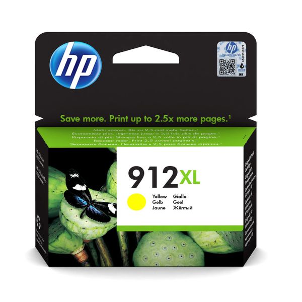 HP Tintenpatrone  Nr.:912XL, yellow